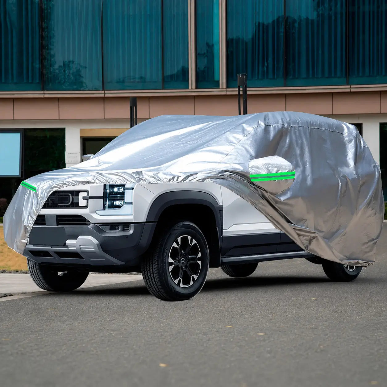 BYD Shark 6 Waterproof Full Car Cover with UV Sun and Rain Protection 