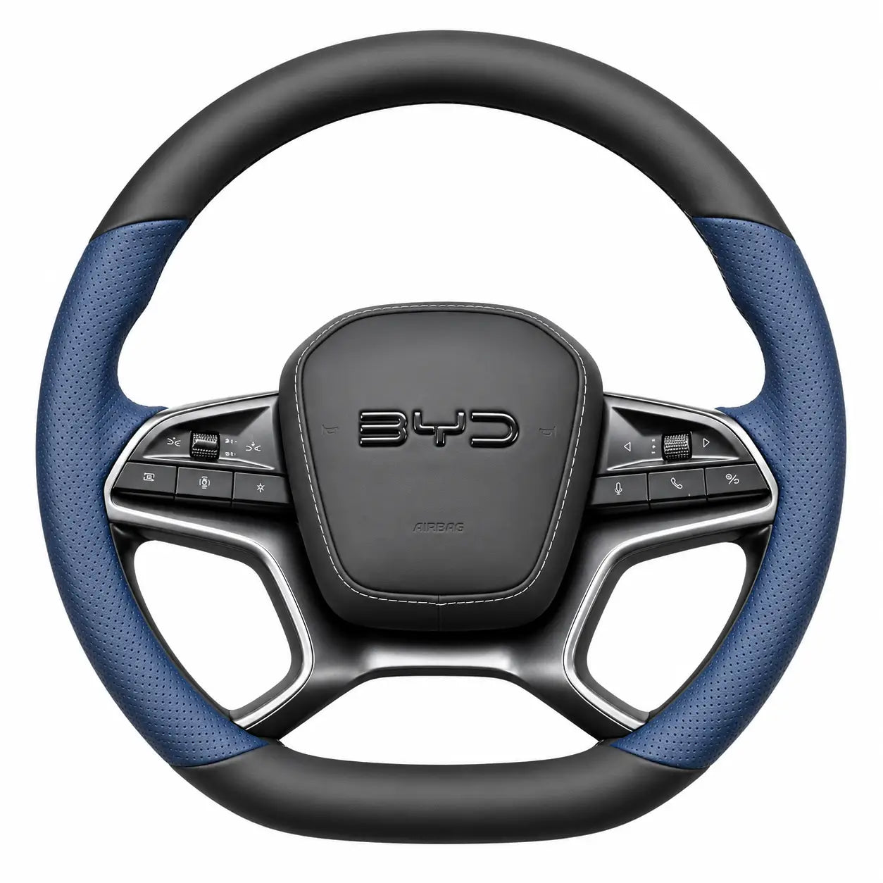 BYD Sealion 7 Leather Steering Wheel Cover | Non-Slip Grip (2024–2025)
