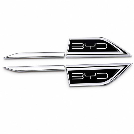 BYD Metal Side Blade Badge Sticker for Atto 3, Seal, Dolphin & Song
