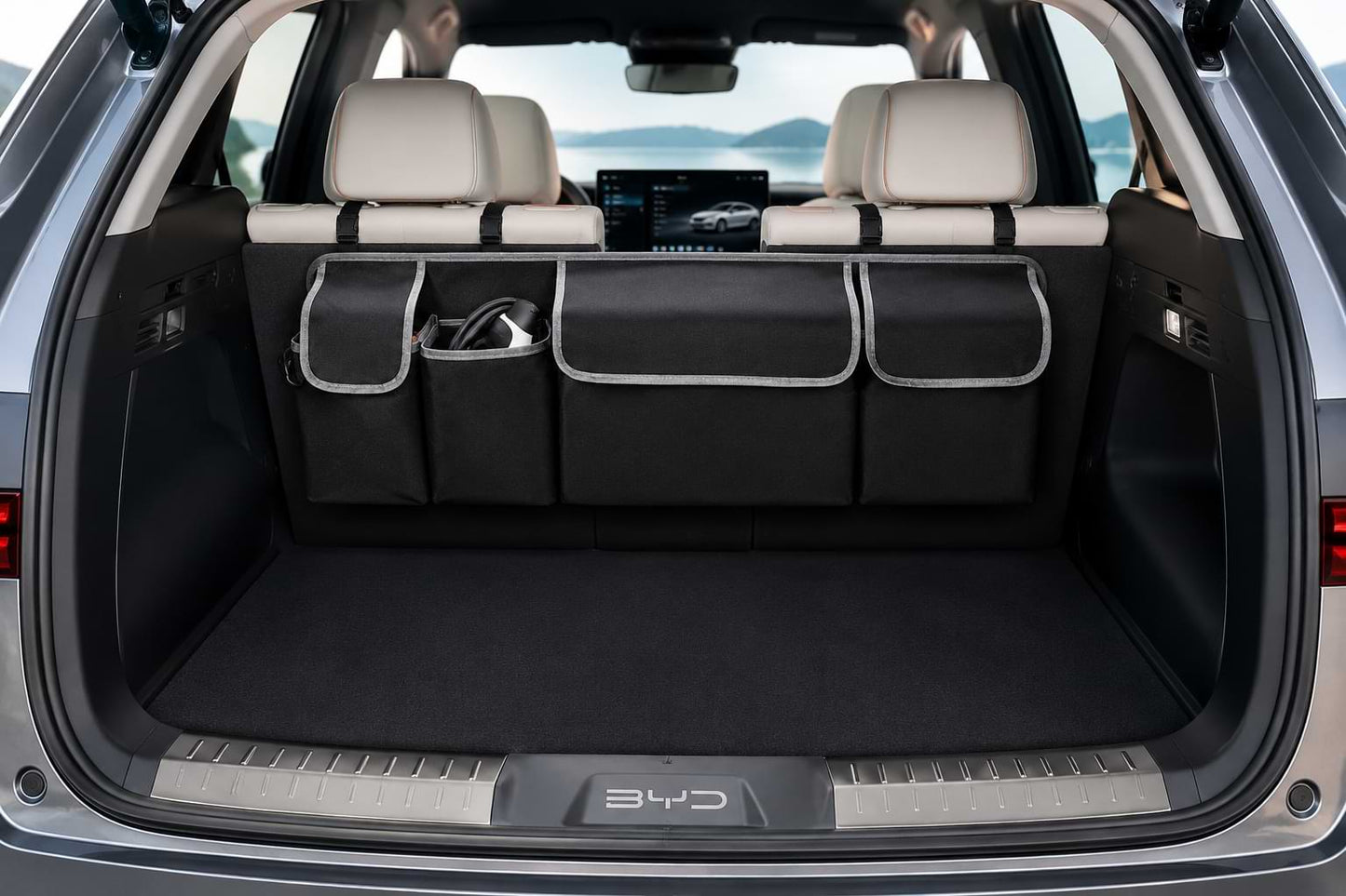 BYD Trunk Organizer Backseat Hanging Storage Bag for ATTO 3, Seal, Dolphin & Song Plus