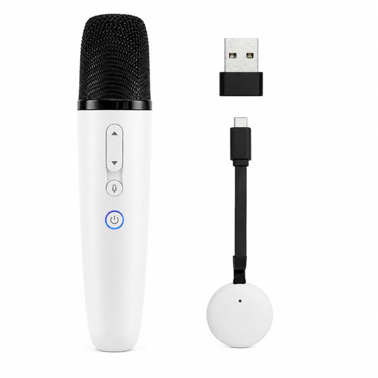 Tesla Karaoke Microphone for Model 3/Y/X & Cybertruck | Wireless Mic