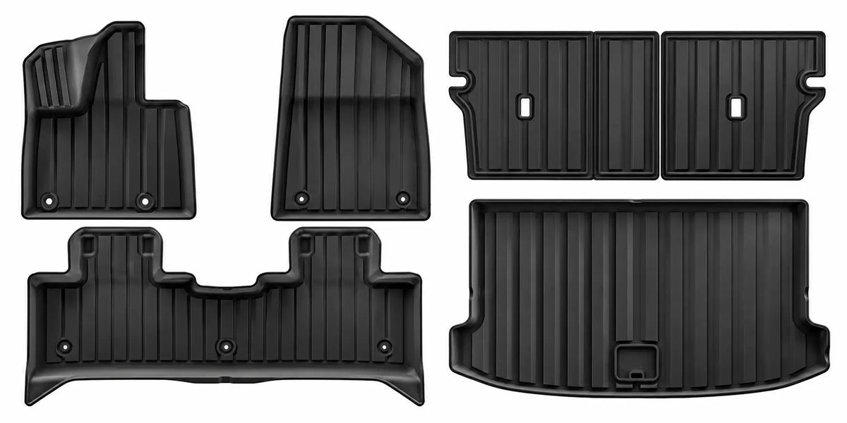 Denza B3 / BYD Leopard 3 6-piece floor, trunk and seat back protector mat set