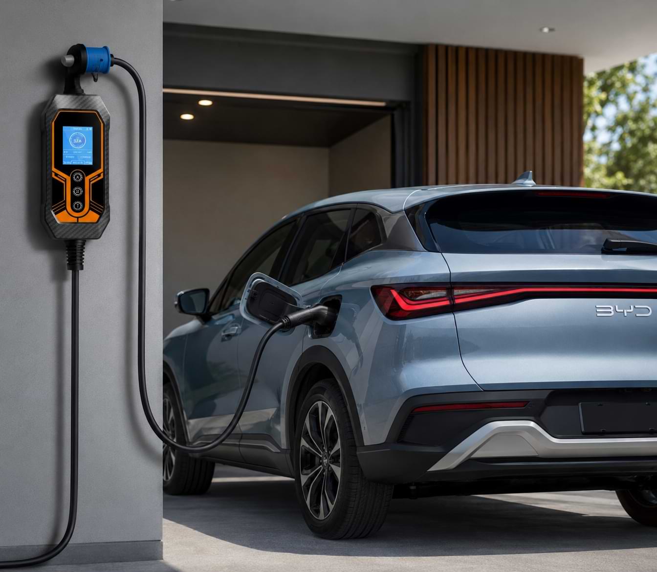 Feyree 7KW Smart EV Charger 32A Type 2 with WiFi App Control for BYD Atto 3, Dolphin, Seal & Sealion
