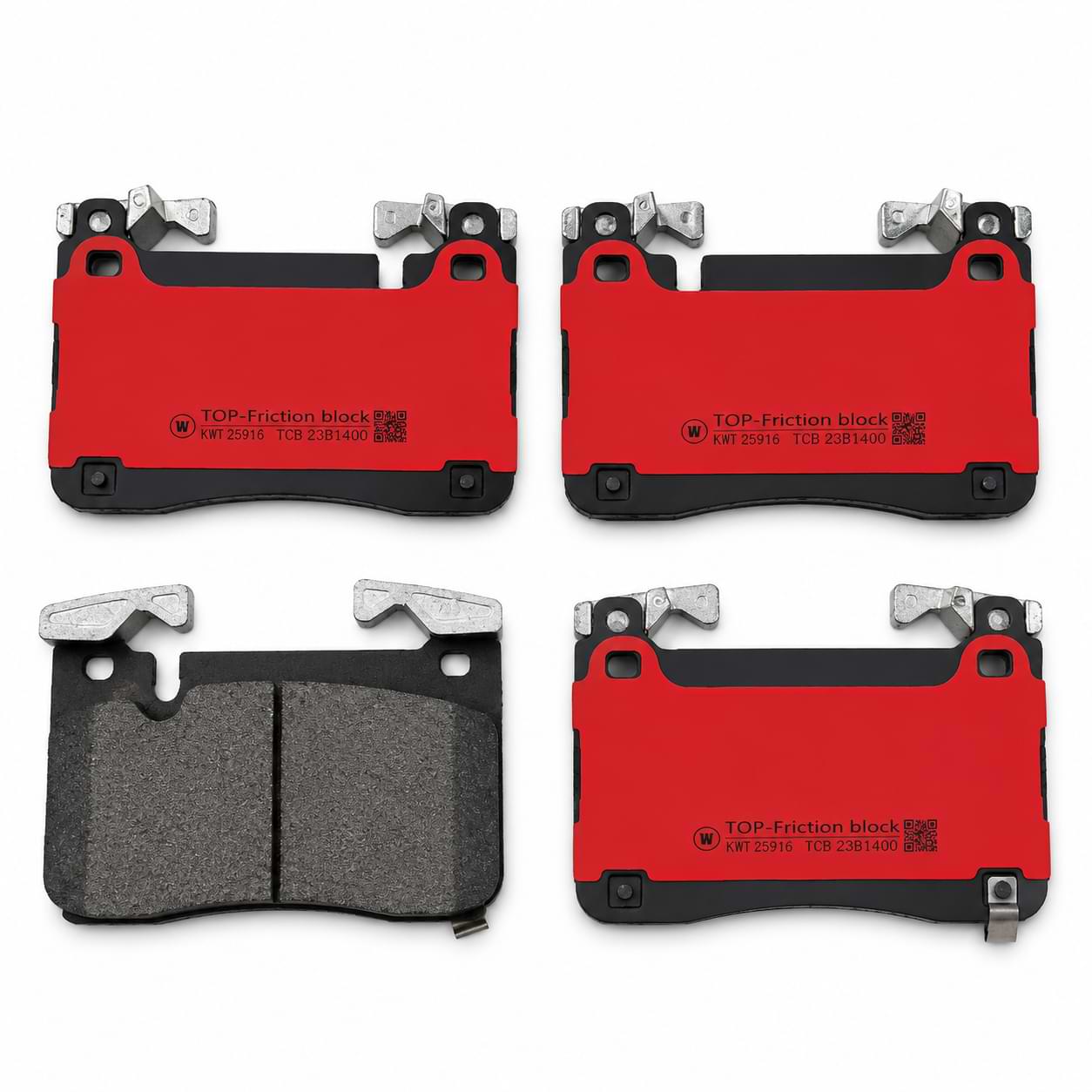 Front Ceramic Brake Pad Set for BYD Tang L, Atto 8 & DENZA N7