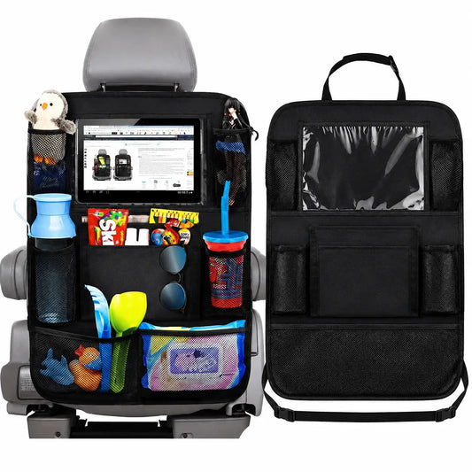 Universal Car Backseat Organizer with Touch Screen Tablet Holder for BYD | Multi-Pocket Seat Back Protector